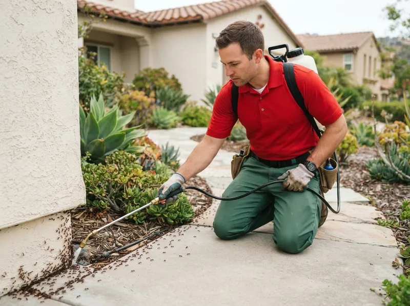 Argentine Ant Colony Suppression in San Diego, CA