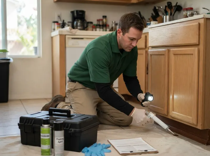 Cockroach Interior Flushing and Baiting in San Diego, CA